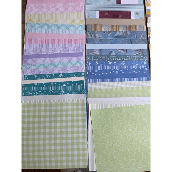 Close To My‎ Heart Paper Pack LOT 78 All Ocassions 12x12 Printed Cardstock - Picture 3 of 5